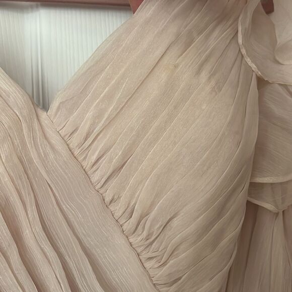 Jovani Evenings Cream Evening Gown with Belt Size 16 - Picture 4 of 11